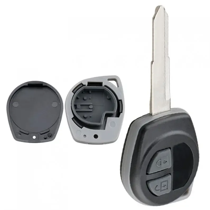 

2-кнопочный автомобильный брелок для ключей, сменный чехол для пульта дистанционного управления с лезвием HU87, подходит для SUZUKI IGNIS ALTO SX4 VAUXHALL AGILA