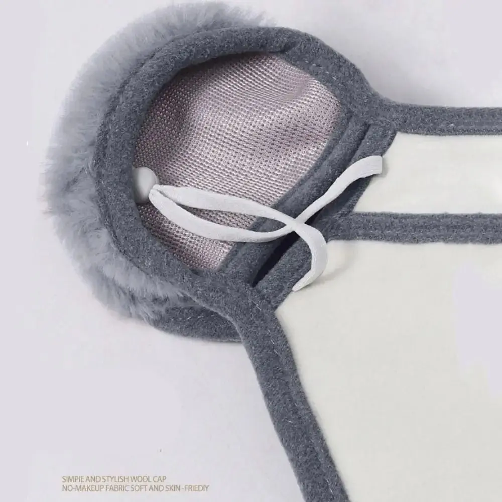 New Simple Thermal Earmuffs Mask Autumn and Winter Fleece Winter Mask Windproof Dustproof Cycling Earflap