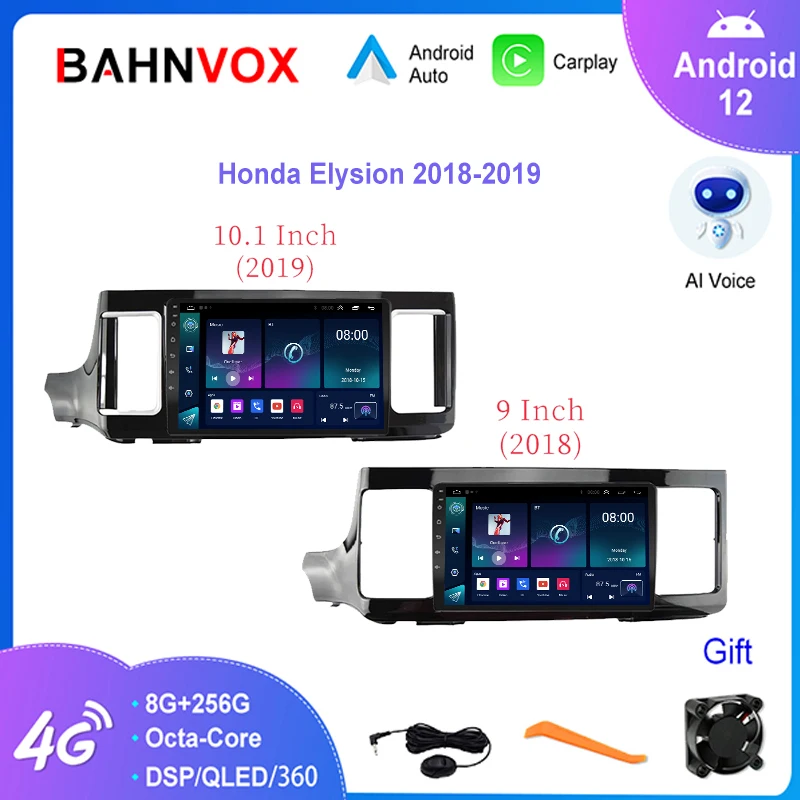 

9" Android Car Radio 12.0 for Honda Elysion 2018 2019 Multimedia Video Player GPS Navigation Stereo Carplay Head Unit