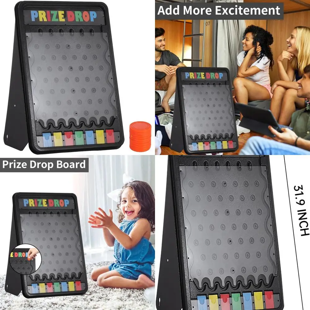 

Складная игра Plinko на открытом воздухе с 10-мя шайбами для карнавала, рекламных площадок и вечеринок