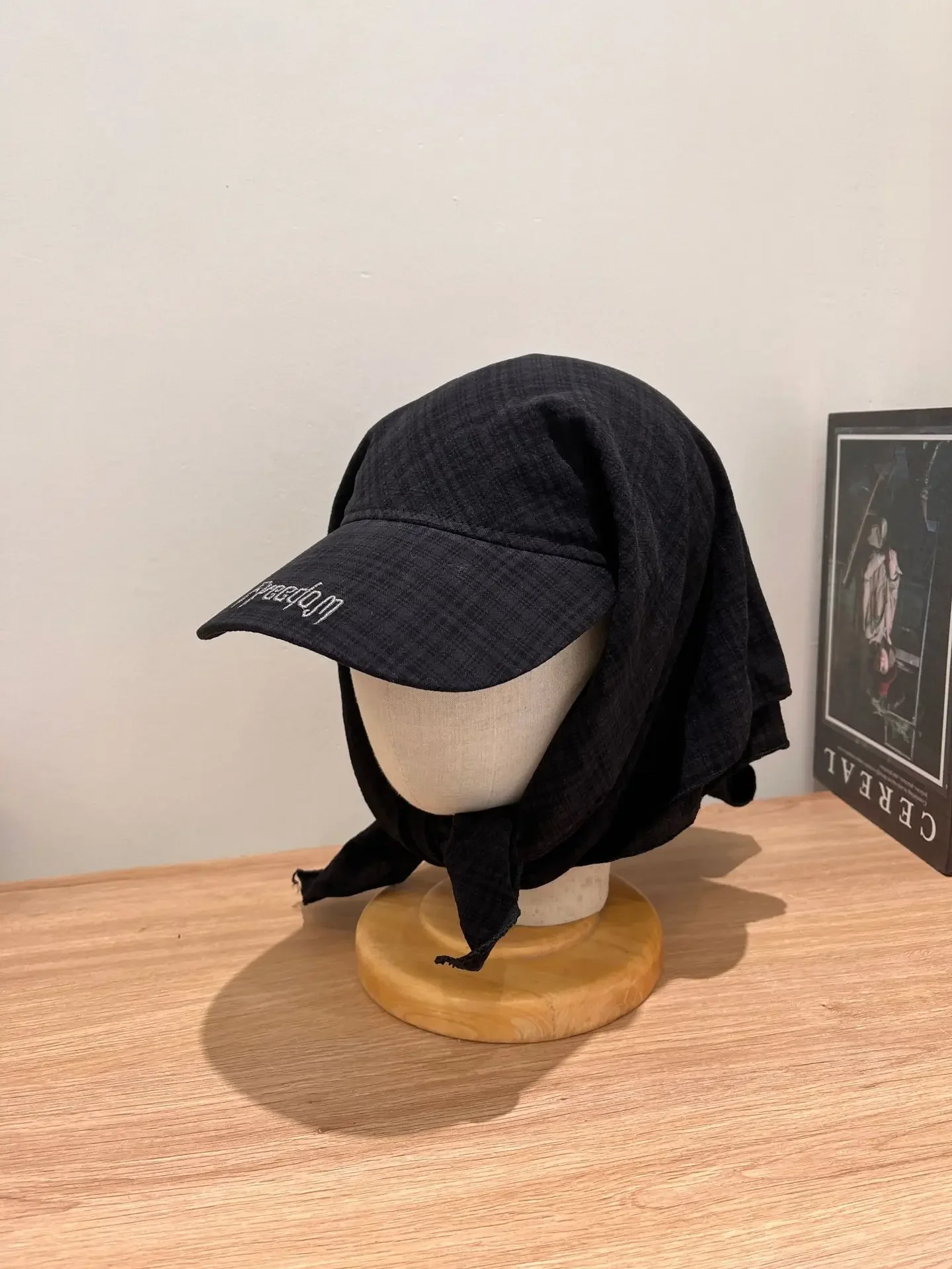 Outdoor Camping Stil Sonnenschutz Hut Jennie Schal Hut Kleine Süße Sonnenschutz Krawatte Hut Breite Krempe Hut Mesh Cap Spitze Kappe – Detail 3