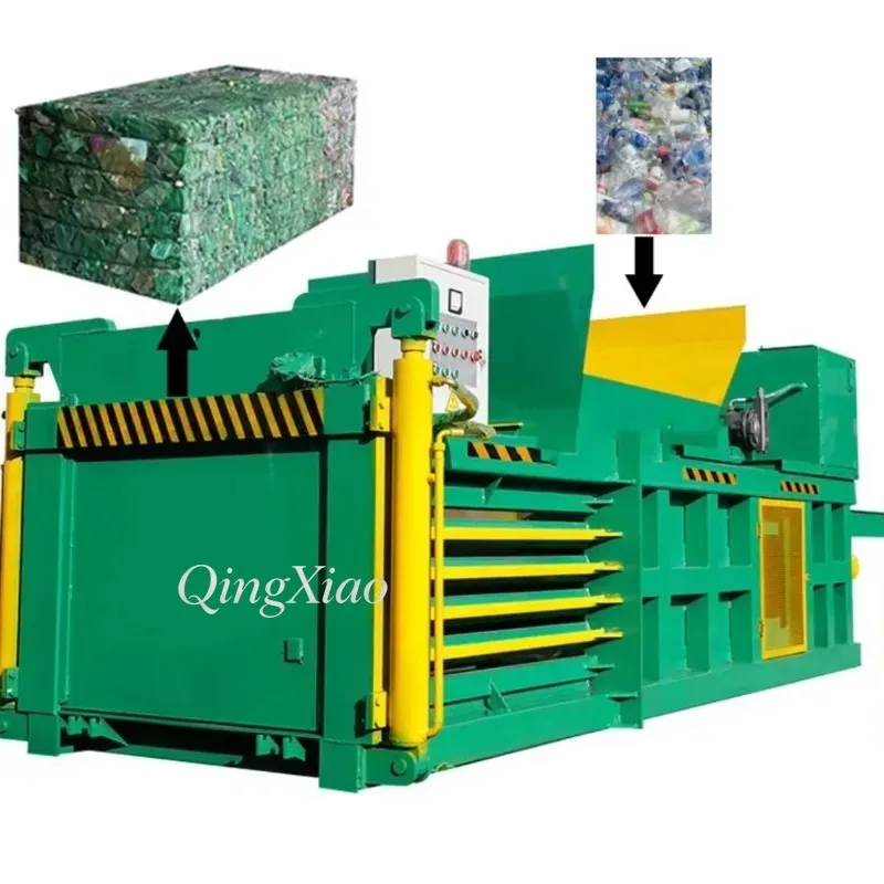 FOB Agricultural Waste Optimized Compression Chamber Fully Automatic Horizontal Baler Process Straw Crop Waste Baling Equipment