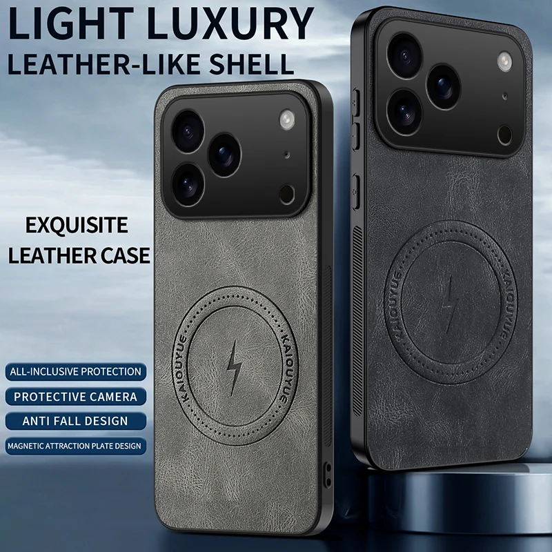 Magnetic Case for Honor 600 Pro Luxurious Skin-Friendly PU L