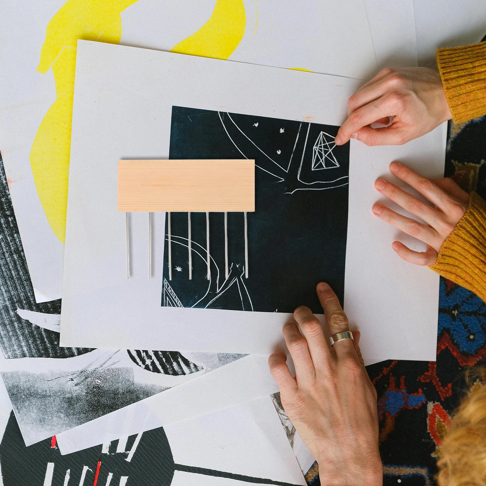 워터 마블링 아트 도구 세트 창의적인 네일 폴리시 전사 DIY 키트 워터 마블 페인팅 용품