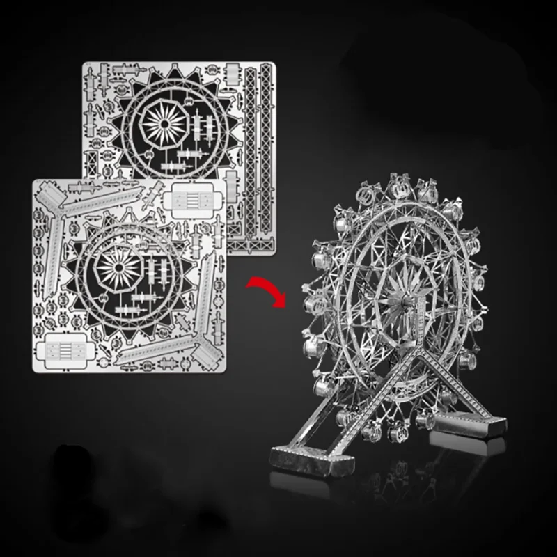 Tianjin Eye 3D Metal Puzzles For Adults Kids DIY Mecha Model Kits Blocks Fighter Model Kit Brain Teaser Puzzle Fidget Toys