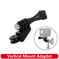 Vertical Mount 90 Degree Direction Adapter Elbow Mount for GoPro Hero 13 12 11 10 9 SJCAM AKASO Insta360 DJI Osmo Action Camera