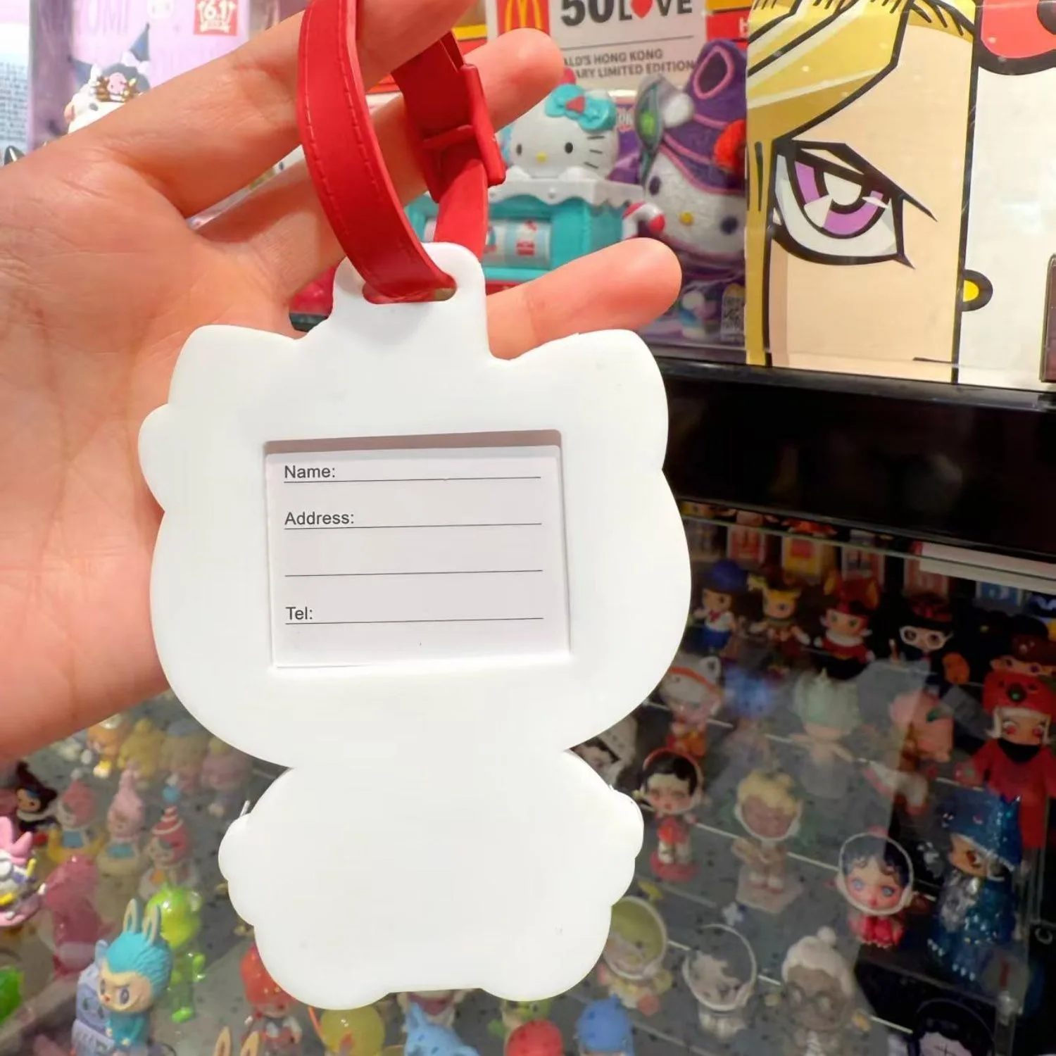 2026 Kawaii Sanrio HelloKitty Kuromi My Melody Cinnamoroll Travel Luggage Tag Anti Lost Cartoon Cute Anime Holiday Gifts Toys view 6