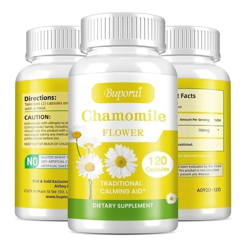 

Chamomile Flower - Relieve Anxiety and Stress, Improve Fatigue, Calm Down, Relax, Sleep Support