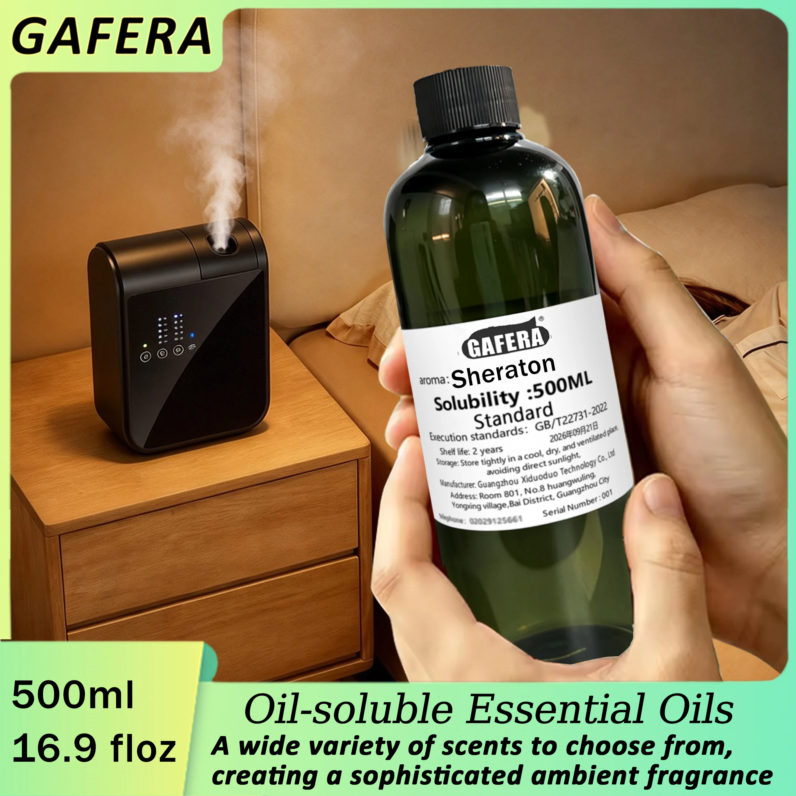500ML Large Bottle Westin White Tea Aromatherapy Essential Oil Refill Long Lasting Fragrance For Home Bedroom Five Star Hotel