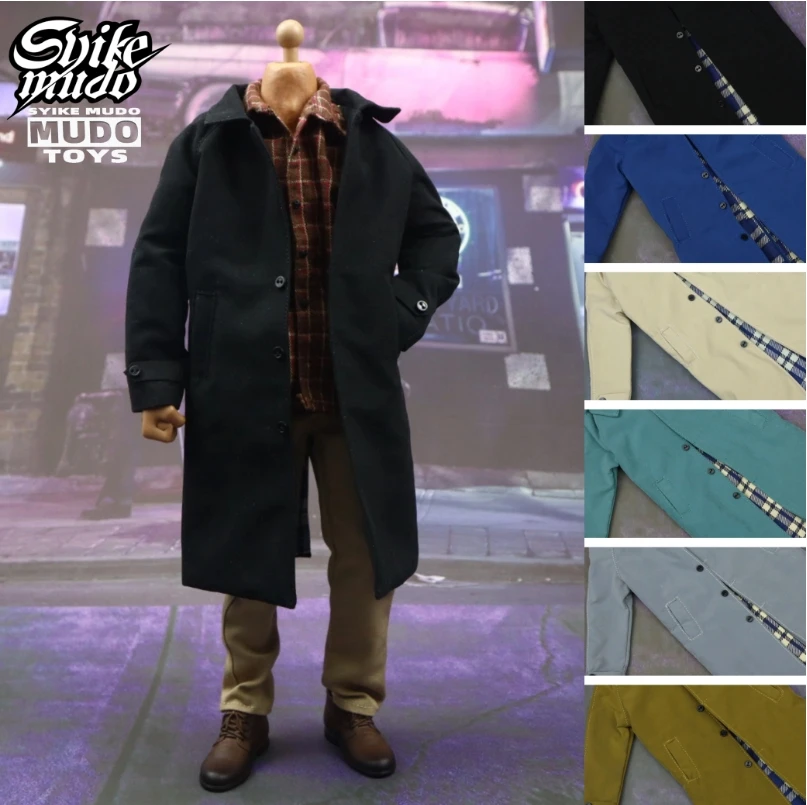 

1/6SKM019 Male Windbreaker Overcoat Clothes Model Fit 12'' AT027 Soldier Action Figure Body Dolls
