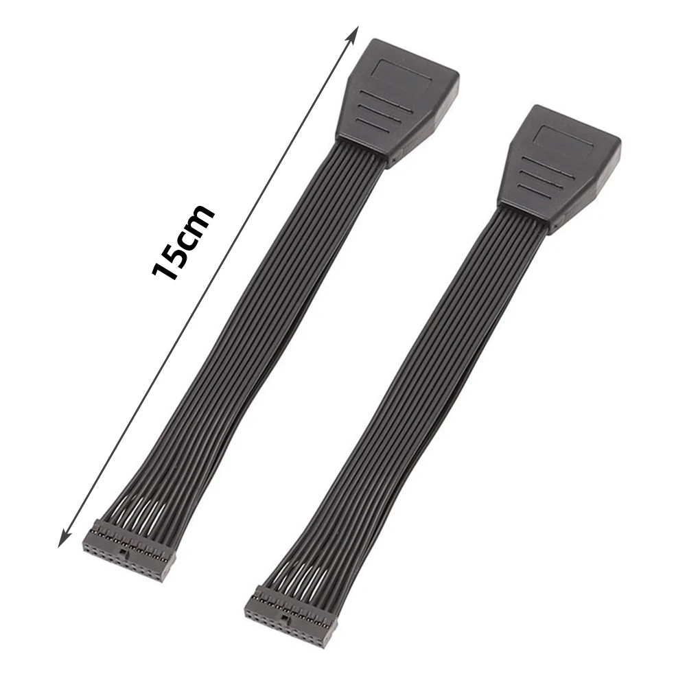 สายแปลง USB3.0 ตัวเมีย เป็น USB3.0 ตัวผู้ สายต่อขยายเมนบอร์ด 19 พิน 20 พิน ความยาว 15 ซม. สำหรับคอมพิวเตอร์