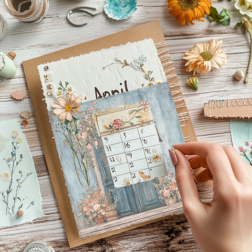 Zestaw do scrapbookingu 15x15 cm (36 kartek): Kolaże z kartek pocztowych w stylu vintage do scrapbookingu, origami i pamiętników podróżniczych.