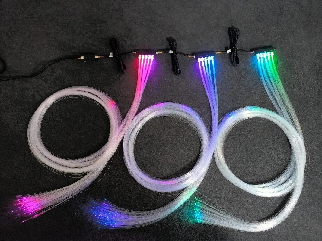 0.75mm Fiber Optic Symphony Color-changing Fiber Optic Starry Sky Light Kit Mini Host Starlight Headliner Kit Twinkle Star
