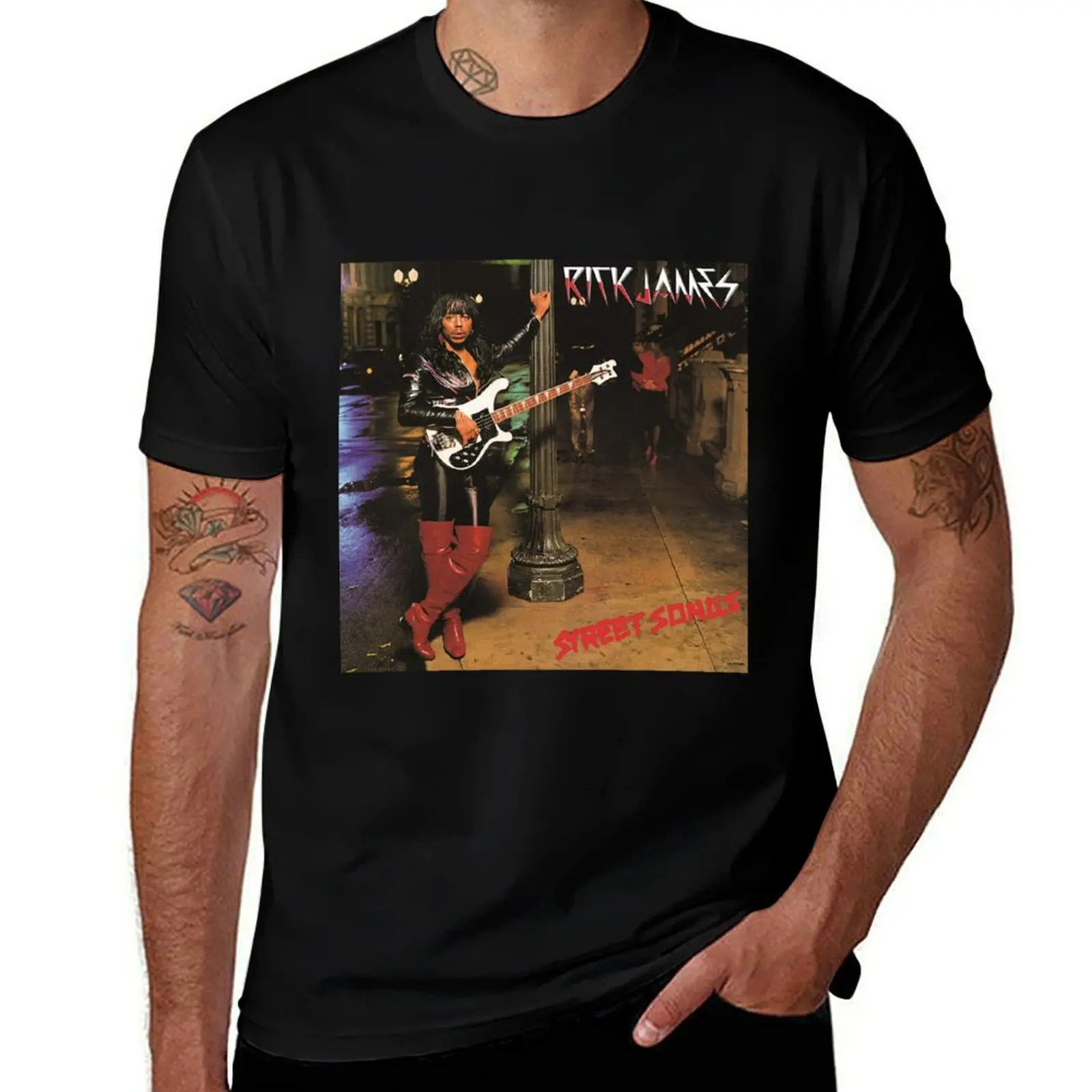 

Rick James album T-Shirt man t shirts high quality luxury brand man t shirts for men casual t shirt man plain T-Shirt