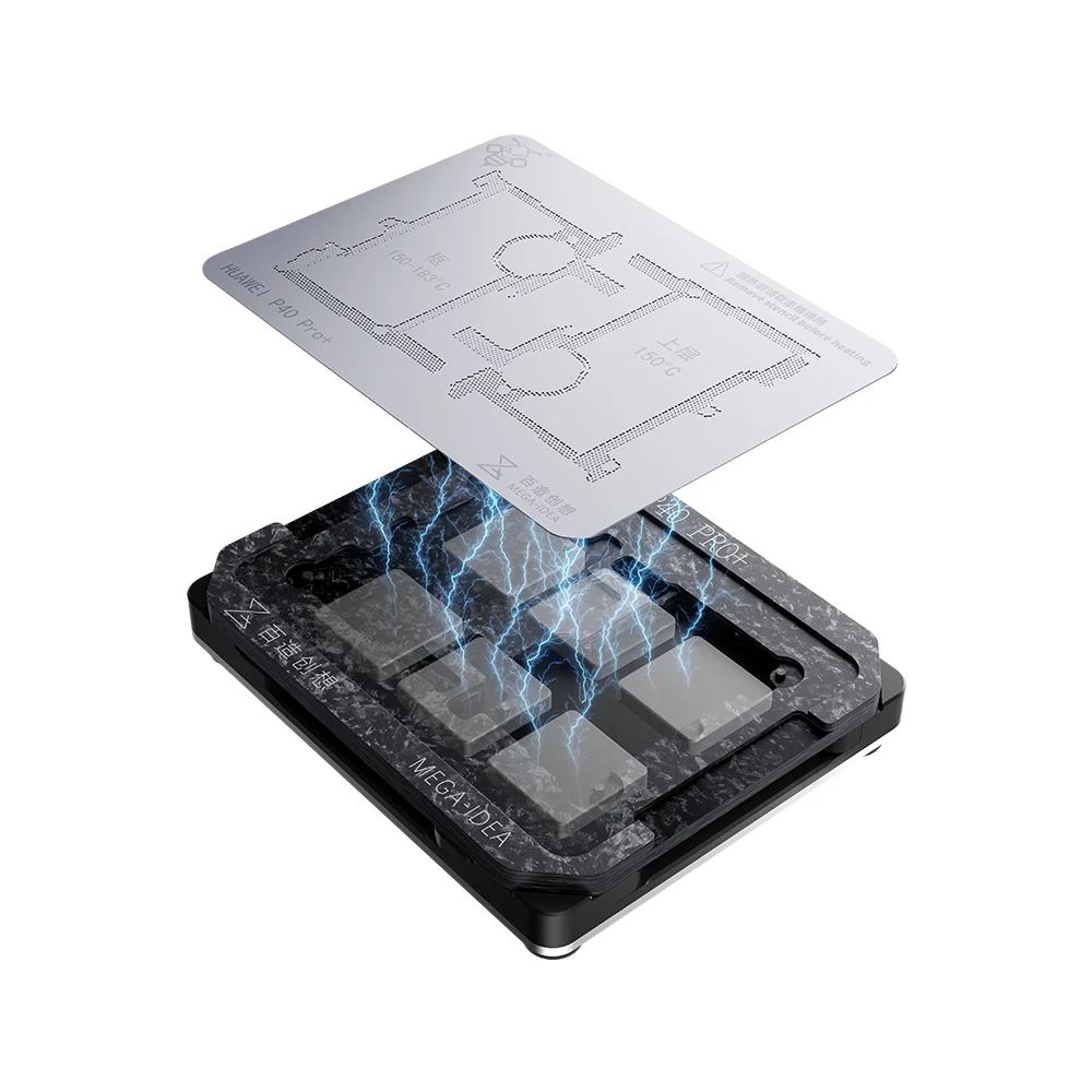 MEGA-IDEA Universal Reballing แพลตฟอร์มฐานแม่เหล็กตำแหน่งที่ถูกต้องสำหรับ Android โทรศัพท์มือถือ Iphone X-14ดีบุกเครื่องมือปลูก