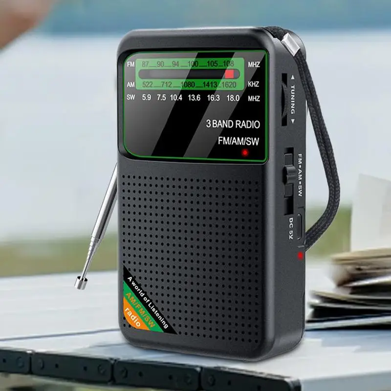 AM/FM портативное радио уличное FM AM SW радио многофункциональное винтажное компактное инструменты для выживания для путешествий-компаньона для мужчин, кемпинга