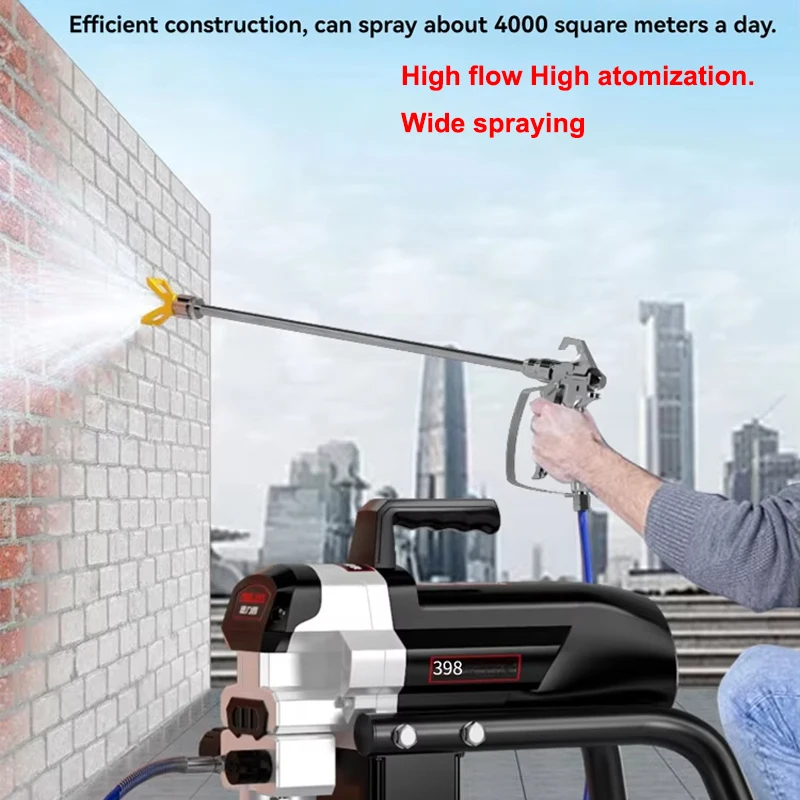 

2.5L Plunger Type Airless Spraying Machine 2600W Electric High-pressure Paint Coating Latex Painting Architecture Machine