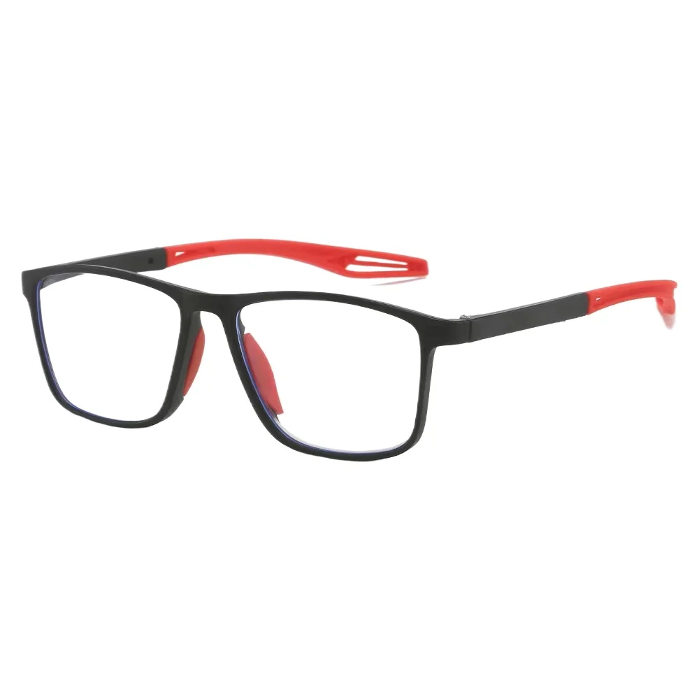 Unisex-Lesebrille, ultraleicht, Sport, hochauflösende, quadratische Lesebrille, verschreibungspflichtige Brille, Dioptrien 0 bis +4,0 – Detail 5