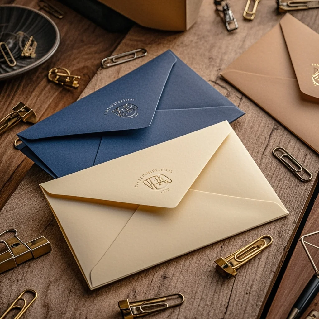 

Send a Message of Quality. Customized envelopes featuring crisp, bright color printing and refined foil highlights.