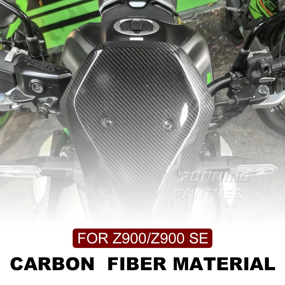 

NEW Motorcycle windshield FOR Kawasaki Z900 Z 900 SE 2025 genuine carbon fiber material