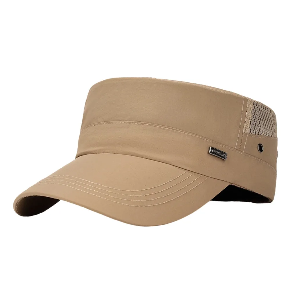 Fashion Anti-UV Fishing Hat Breathable Quick-drying Sun Hat Outdoor Sunscreen Retro Baseball Cap Spring Summer