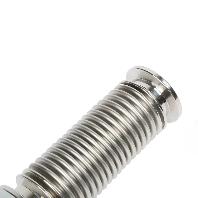 KF/NW Soffietto Raccordo per vuoto Tubo flessibile ondulato Soffietto forgiato Tubo a spirale in acciaio inossidabile SS304 pieghevole non retrattile