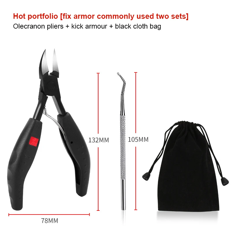 Ingrown Nail Clippers Set Toenail Nipper Pedicure Cutter Onychomycosis Trimmer Professional Plier Manicure Tool Herramientas De