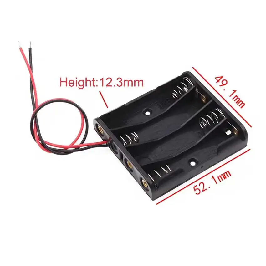 JCD 1/2/3/4/6/8 Slot AAA Batterie Fall AAA Batterie Box AA Batterie Halter Buchse AAA DIY Führt Mit 1 2 3 4 6 8 Slots