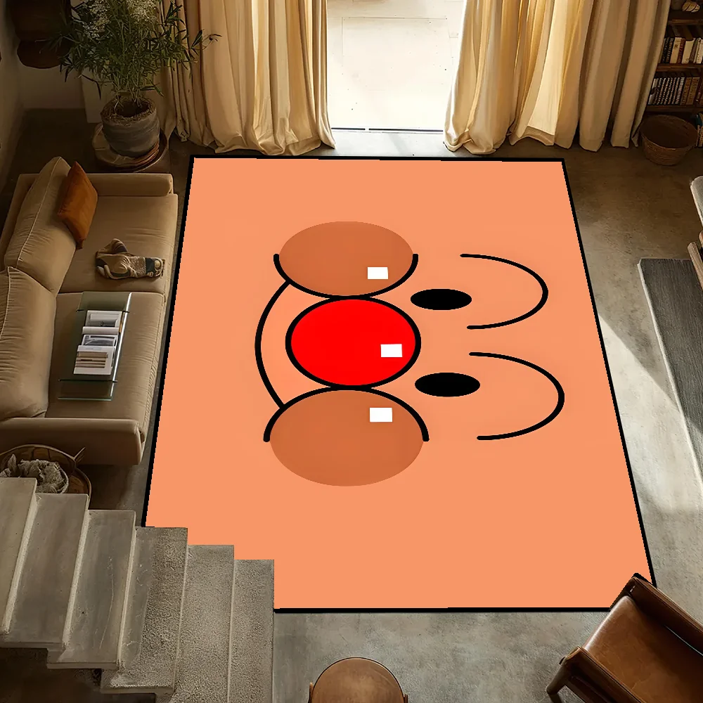 

Cartoon A-Anpanman small carpet Bedside Kitchen Bath Living Home House Bedroom Floor Mat Doormat Large Carpet Rug Decoration