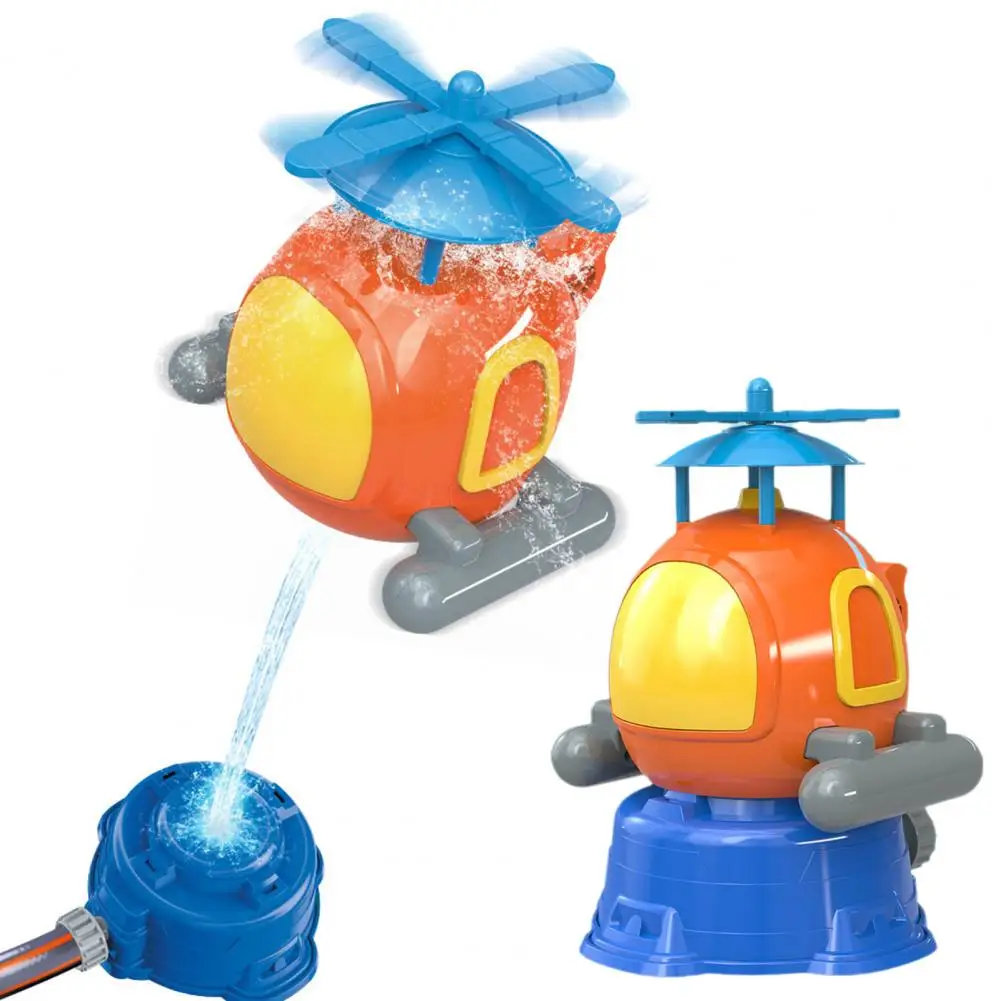 

Water Squirt Toy Rotatable Copter Launcher Fun Water Sprinkler Toy for Outdoor Summer Play Garden Backyard Lawn for Toddlers