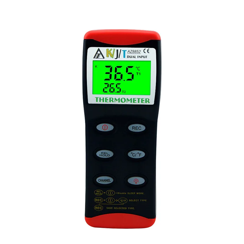 

AZ8852/8856 Handheld Dual Channel Thermocouple Thermometers