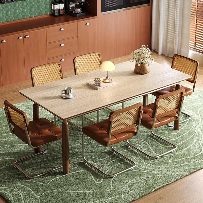 

Luxury Gaming Dining Table Dressing Restaurant Center Makeup Dining Table Children Terrace Juegos De Comedor Kitchen Furniture