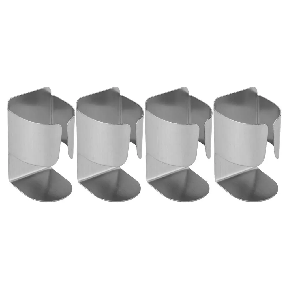 

4Pcs Toothbrush Holder Wall Mounted Electric Toothbrush Rack Stainless Steel Bathroom Accessory No Drill Installation Storage