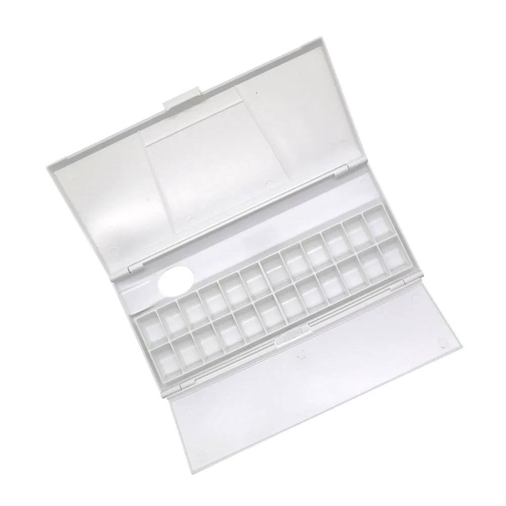

Foldable Watercolor Pigment Box Sturdy Clamshell Design Easy Open Close Suitable for Artists Students Color Mixing Painting