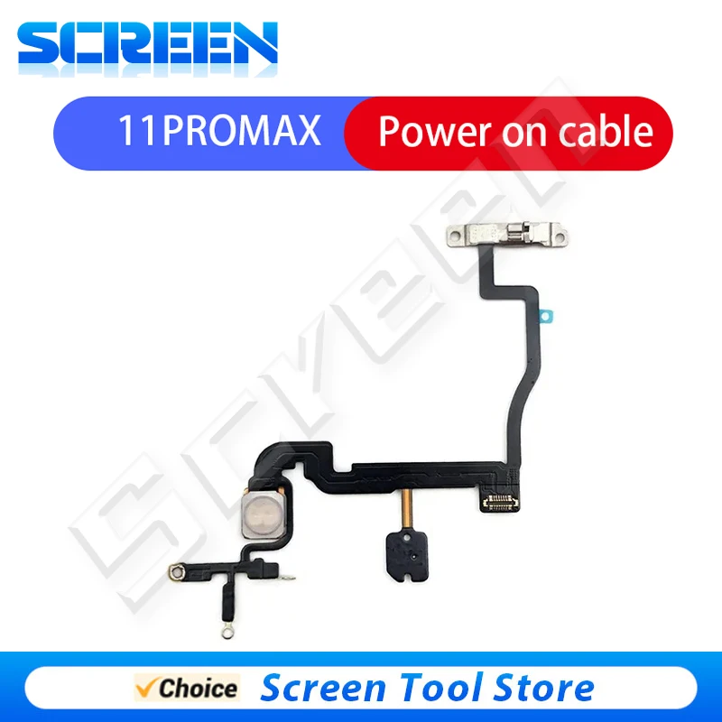 Choice Power&Volume Buttons Key Switch Flex Cable For iPhone 11 11Pro 12 Pro 12Pro Max Mini For iPhone Replacement Parts