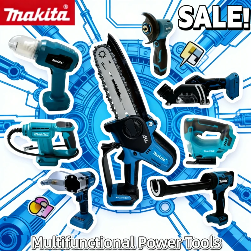 

Makita Various Models of Portable Cordless Impact Driver Rechargeable Screwdriver Electric Reciprocating Saw For 18V Battery