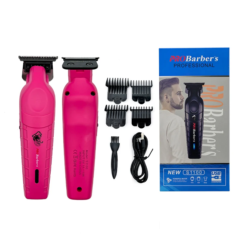 Profissional Clippers Elétricos para Homens, Máquina De Cortador De Cabelo De Barbeiro, Aparador De Cabelo Masculino, Carregamento Rápido, 1000MA, Novo Design