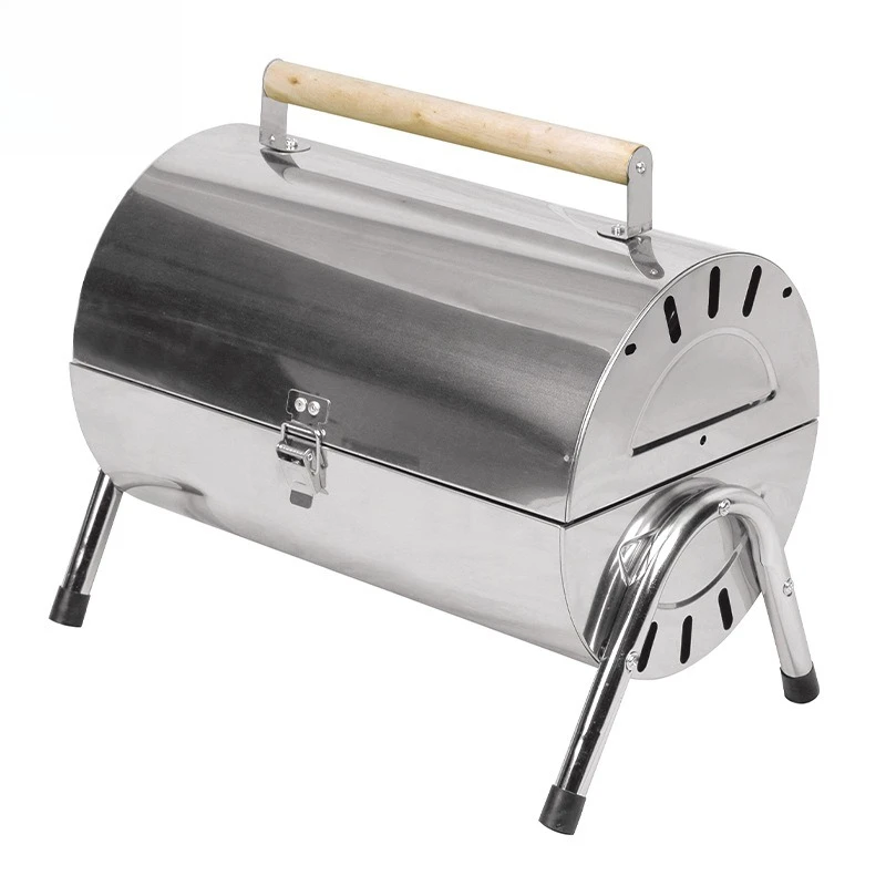 

Outdoor Convenient Double-Sided BBQ Grill Household Multifunctional Skewers BBQ Smokeless Charcoal Grill