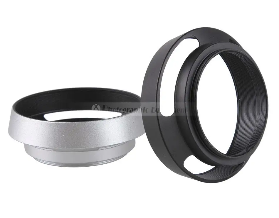 Capa de lente de câmera capa de metal preto/prata 37mm 39mm 40.5mm 43mm 46mm 49mm 52mm 55mm 58mm montagem de rosca
