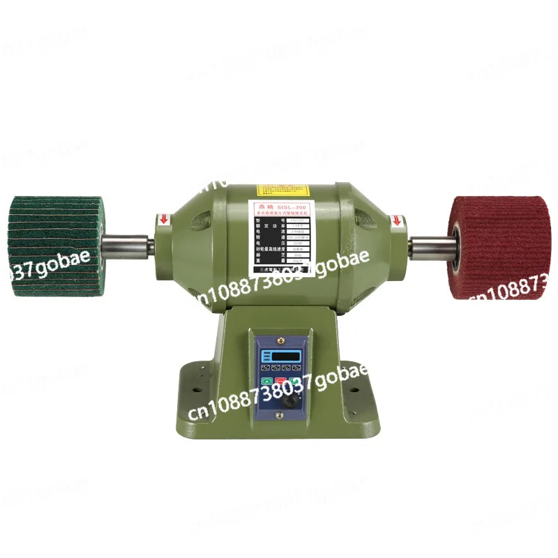 Desktop stepless speed regulation polishing machine square hole stainless steel aluminum