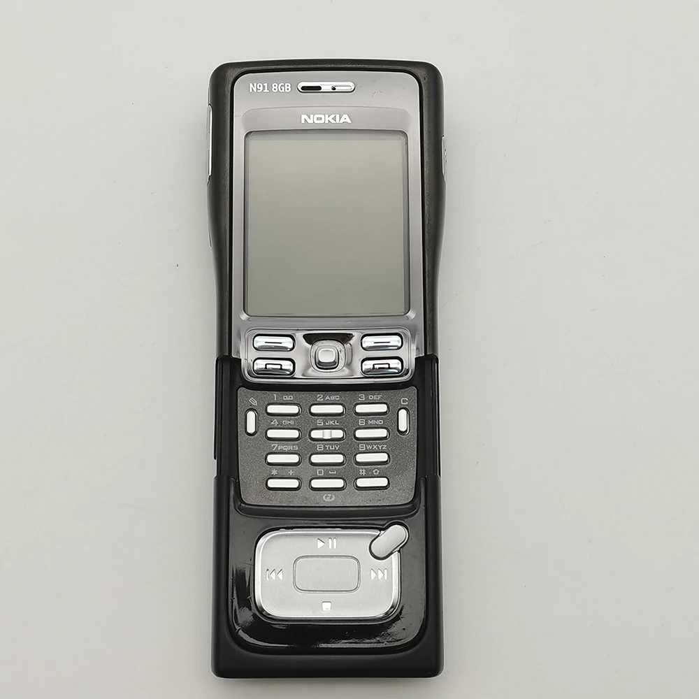 مكبر صوت بلوتوث Nokia N91 2MP مجدد غير مقفول، لوحة مفاتيح عربية روسية، حالة جيدة