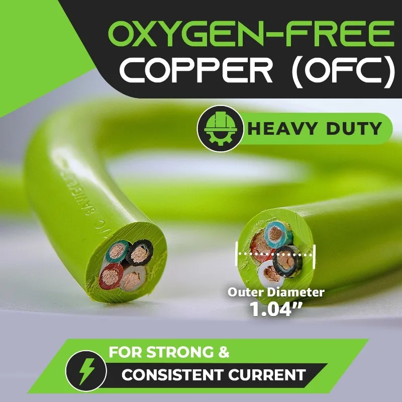 Cabo de extensão de 50 A para RV e EV, 250 volts, 4 pinos, compatível com Tesla Model 3 Model Y Model X S, NEMA