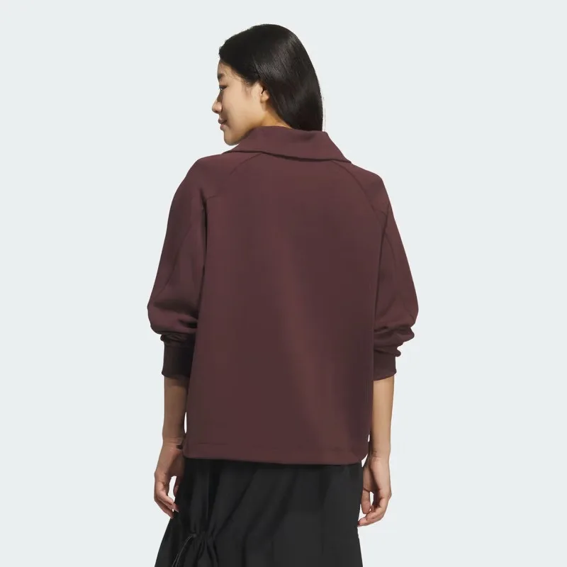 adidas Overshirt Style Hood Pullover Multi Layer Matching Street Trend Soft French Terry TopKF2546 1PCS