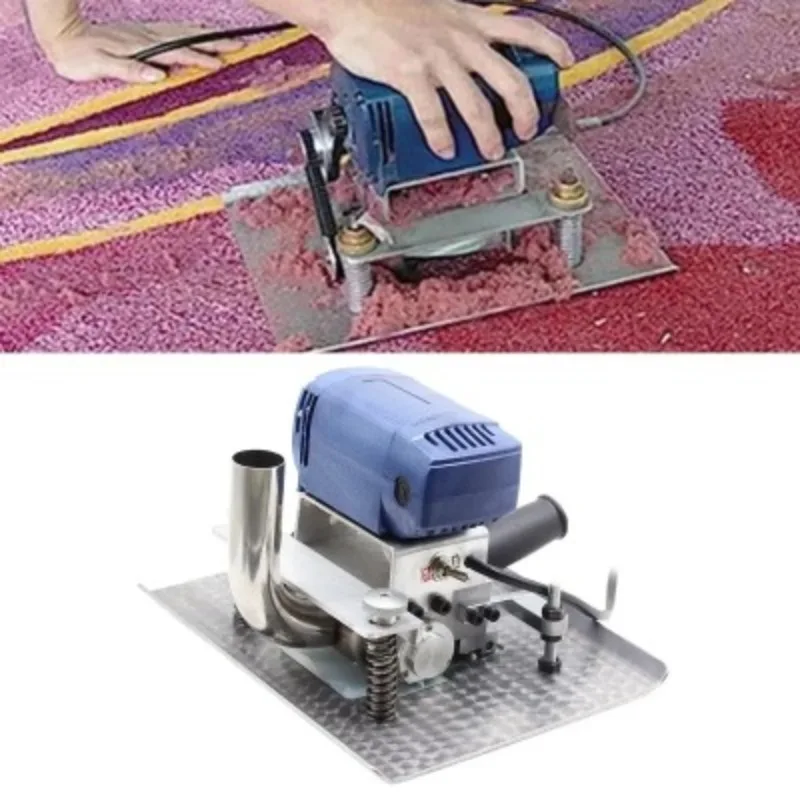 500W CP-I Carpet Tufting Shearing Machine 3 Inch Blade Adjustable Cutting Depth Flat Rug Sculpting Trimming Equipment