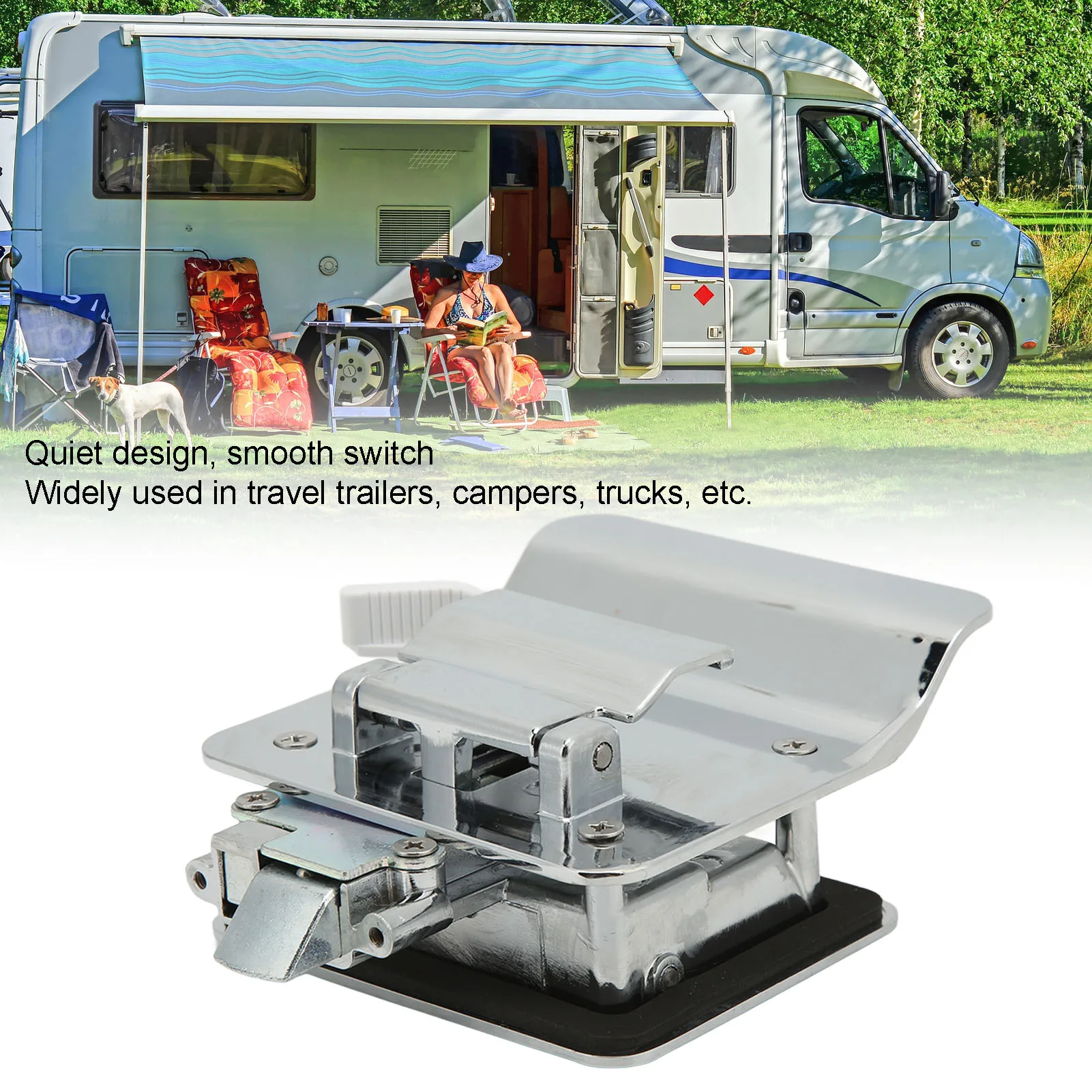 

RV Trailer Camper Entry Door Lock RV Door Lock Built in Deadbolt and Rear Lock For Trailer Truck RVs Transporter Accessories