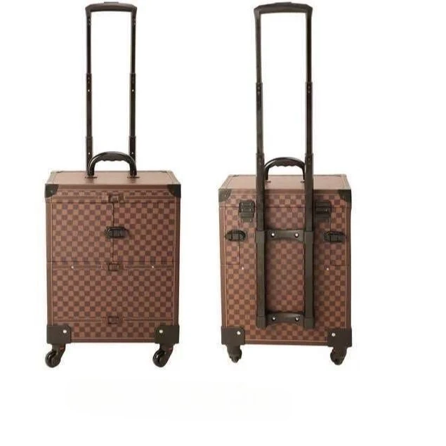 

Universal wheel, tie rod, cosmetic case, professional, multi-functional, storage, toolbox, large capacity, multi-laye