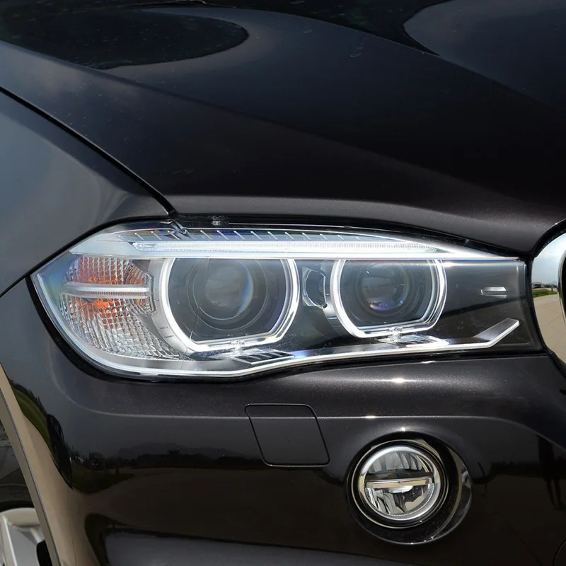 

For BMW X5 M F85 2015-2018 TPU smoked black light film modification accessories, car light protection film