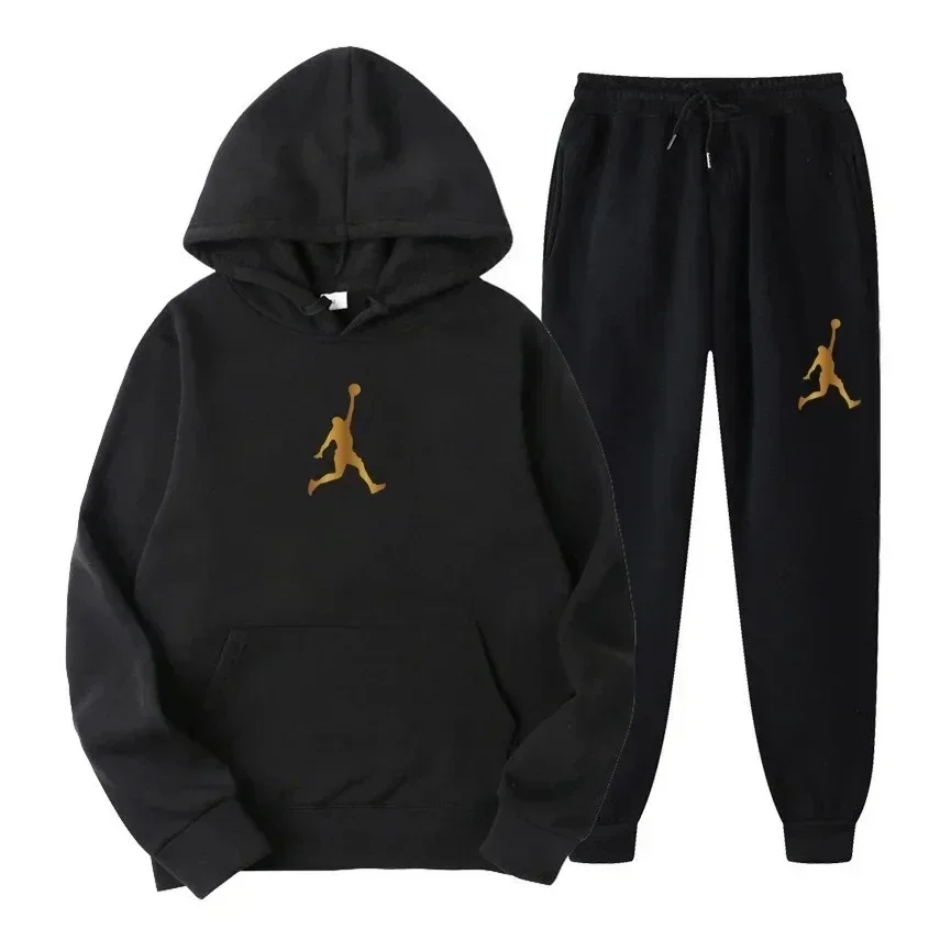 

2025 Autumn Men's/Women's sportswear 2-piece set, casual and fashionable men's sweatshirt, men's sweatshirt, men's suit