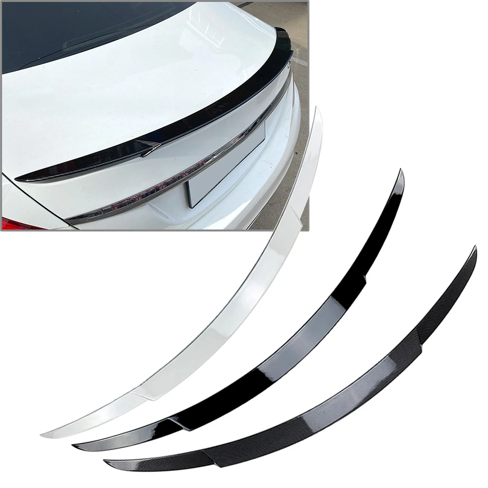 

Car Rear Trunk Spoiler Lip Tail Wing Trim For Mercedes Benz C-Class W205 C63 4 Door Sedan 2015 2016 2017 2018 2019 2020 2021