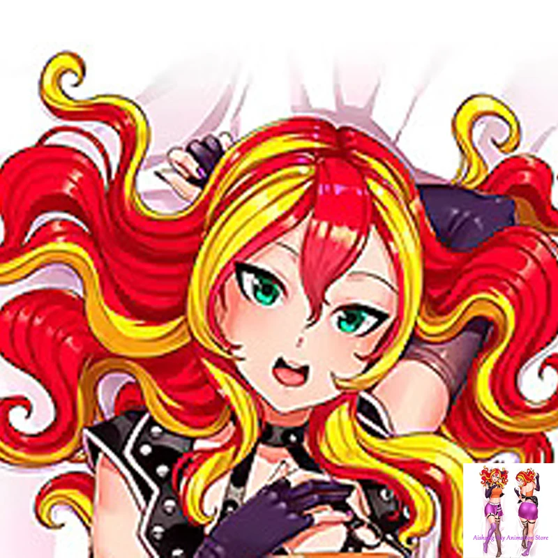 

Dakimakura Anime Pillow Cover Sunset Shimmer Double Sided Print Life-size Body Decoration
